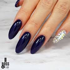 21 Sparkling Nail Art Designs With Rhinestones And Gems Nailhow