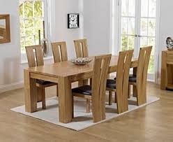 Choice of leather seat pads or traditional timber seat designs. Thames 220cm Oak Dining Table With Montreal Chairs Thames