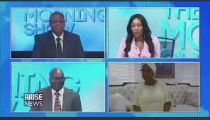 Why not look directly at the first screen (parallel to the ground)? Newsbeat Weekly Arise Tv Morning Show Facebook