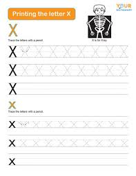 Words of the alphabet for early learners. Words That Start With X Y And Z For Kids
