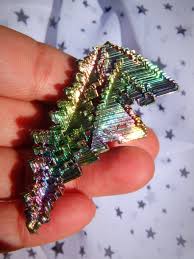 Bismuth Crystal For Sale Uk Unique Rainbow Bismuth Specimen 2 Bismuth Minerals And Gemstones Bismuth Crystal
