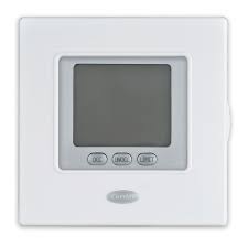 • once the front panel is removed, do not touch the metal parts of the unit. Carrier Comfort Pro Commercial Programmable Thermostat Carrier Hvac