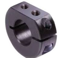 Clamp collar single-split steel C45 black oxide finished ...