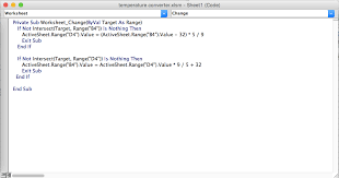 Excel Bi Directional Temperature Converter Manhattan Dave