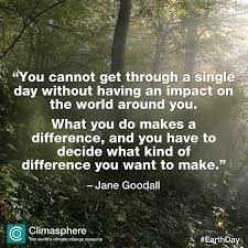 Jane Goodall Is A Smart Woman Climate Earthday Quotes Qotd Smart Women Quotes Earth Day Quotes Jane Goodall Quotes