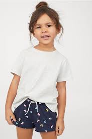 Jersey Shorts Dark Blue Butterflies Kids H M Us Kids Outfits Girl Outfits Butterfly Kids