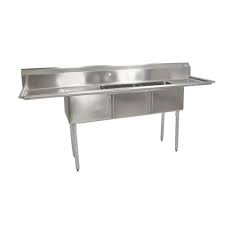 compartment stainless steel sink