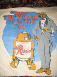 Vintage 1970s Rainier Beer Star Wars Parody T Shirt Vintage Beer Shirts Rainier Beer Beer Swag