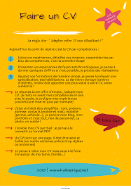 Faire Un Cv Les Conseils Lettre De Motivation Emploi Faire Un Cv Le Cv