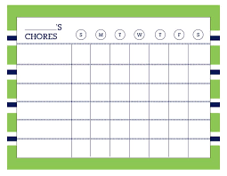 43 Free Chore Chart Templates For Kids Template Lab