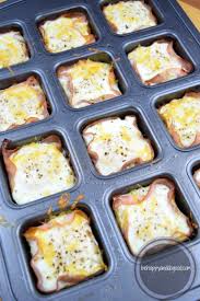 Busy Mom S Baked Ham Cheese Egg Cups Recipe Pampered Chef Brownie Pan Recipes Pampered Chef Recipes Baked Ham