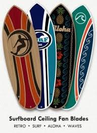 Surfboard Ceiling Fan Blades W Motor Aloha Pineapples The Surf Room Surf Room Ceiling Fan Blades Ceiling Fan
