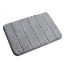 Soft spot™ cushioned bath mat. Vanra Bath Mat Bath Rugs Anti Slip Bath Mats Anti Bacterial Non Slip Bathroom Mat Soft Bathmat Bathroom Carpet For Baby Kids Safety With Memory Foam Coral Velvet Fabric 40cm X 60cm Gray Buy Online