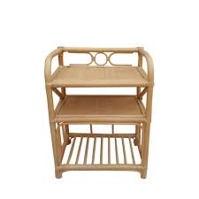 Manjari Table De Chevet En Rotin Taille Taille Unique Table De Chevet Tete De Lit En Tissu