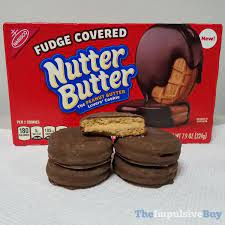 Spoon peanut butter mixture onto cracker, and top with another cracker. Review Fudge Covered Nutter Butter And Oreo Cookies The Impulsive Buy