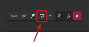 Click it, as this is the share icon to start your screen sharing session. How To Share Screen In A Microsoft Teams Meeting All Things How