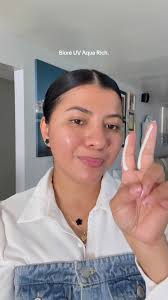 Bioré UV aqua rich 10/10✨ recomendación de hoy ideal para pieles normales a  grasas. Me encanto ustedes ya lo han usado? 💧 #skincare #bioreuvaquarich  #bioreuvaquarichwateryessence #spf #protectorsolar