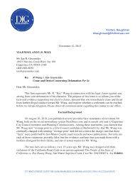 Krista L. Baughman kbaughman@DhillonLaw.com November 12, 2019 VIA EMAIL AND  U.S. MAIL Mr. Ian R. Greensides 19925 Stevens Creek