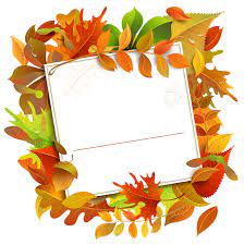 Fall Decorative Blank With Leaves Png Clipart Image Clip Art Clip Art Borders Thanksgiving Art