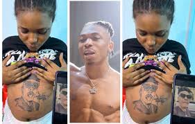 Mayorkun has been with dmw for a while now but a couple of past months seems to have been when he left them because he … Mayorkun Reacts To Photo Of Pregnant Lady Who Drew A Tattoo Of Him On Her Stomach Photos Theinfong