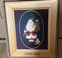 《ルイス・ウェイン　イギリスロンドンのアーティスト》クリスマス絵画　木枠額装仕立 アンティーク雑貨