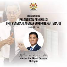 Wakil unit perancang ekonomi, kementerian hal ehwal ekonomi. Azmin Ali Kenyataan Media Menteri Hal Ehwal Ekonomi Facebook