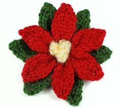 Hollyhocks mandala free crochet pattern. Knitted Poinsettia Pattern Planetjune By June Gilbank Blog