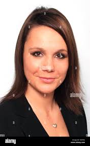 Gladiator Enigma aka Jenny Pacey Before finding fame as a Gladiator, Pacey  represented Great Britain in the long jump Stock Photo