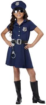 Girl Police Officer Costume Partybell Com Police Costume Kids Police Officer Costume Police Officer Costume