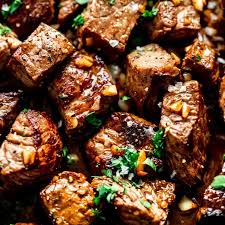 Becasue beef tenderloin is such a popular item; Garlic Butter Steak Bites Recipe Platings Pairings
