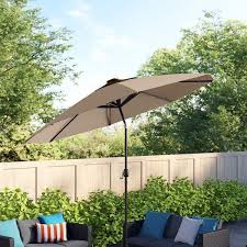 Jericho Lighted Market Umbrella In 2020 Offset Patio Umbrella Outdoor Market Umbrella