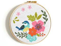 Bird inspired counted cross stitch charts patterns enjoy our counted cross stitch charts patterns inspired by birds drawn by naturalists, illustrators and incorporated into designs 30% pair of wigeon ducks bird illustration by john james audubon counted cross stitch pattern Floral Cross Stitch Pattern Modern Cross Stitch Flower Cross Etsy Pajaros Punto De Cruz Imagenes Punto De Cruz Cuadros Punto De Cruz