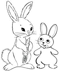 ← easter bunny coloring page. Pin On Cute Bunny Coloring Page