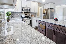 Mosaic tiles installed in a stacked. Polished White Granite Stone Slab For Kitchen Countertop Bathroom Vanity Top Flooring Wall China Granite Stone Granite Tile Made In China Com