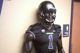 The football helmet is a piece of protective equipment used mainly in gridiron football. Matte Black Washington Football Helmets Potentially Revealed Sbnation Com