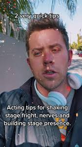 Two tips with infinite beneifts and reasons: 1.) Breathing through the nose  connects actors to the parasympathetic nervous system, below the fight or  flight of the sympathetic. This while expanding ...