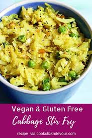 Cabbage Poriyal Recipe With Video And Step By Step Photos A Quick And Easy South Indian Stir Fried Best Vegetable Recipes Cabbage Poriyal Indian Rice Recipes