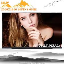 FREE SHIPPING 16.0INCH NE160QDM-N61 NEW LAPTOP DISPLAY QHD 2.5K 2560X1600  EDP 40PINS 60HZ 100% DCI-P3 SLIM LCD SCREEN