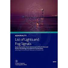 NP79 Admiralty List of Lights and Fog Signals Volume F
