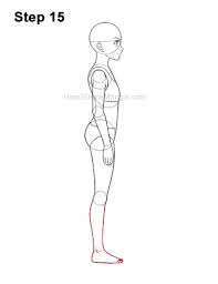 The steps of learning how to draw anime are fairly simple. How To Draw A Manga Girl Full Body Side View Step By Step Pictures How 2 Draw Manga