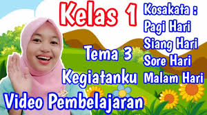 Setelah jam 14.00 siang proses dihitung mulai esok hari. Kelas 1 Tema 3 Kegiatanku Kosakata Pagi Siang Sore Dan Malam Hari Youtube