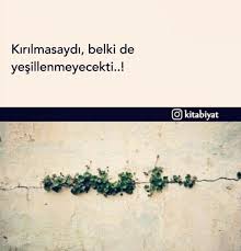 Kirilmasaydi Belki De Yesillenmeyecekti Kaynak Instagram Kitabiyat Sozler Anlamlisozler Guzelsozler Manaliso Ozlu Sozler Mutluluk Sozleri Siir