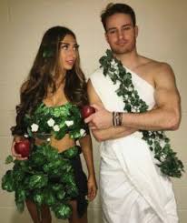 Adam and eve men's women's halloween costumes new never worn set of 2. Genius Couples Halloween Costumes On Stylevore