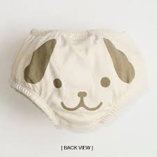 Back Printed Organic Cotton Bloomer Puppy Soft Baby Clothes Bloomers Organic Diapers