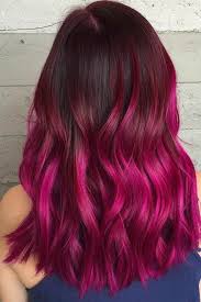 Loving The Hot Pink Magenta Hair Purple Ombre Hair Hair Styles