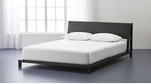 Alpine Gunmetal Bed Simple Bed Bed Frame Bed Frame And Headboard Platform bed twin size bed frame wood slat support.