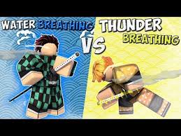 X demon slayer rpg 2 codes. Water Breathing Vs Thunder Breathing Demon Slayer Rpg Roblox By Yami Royale