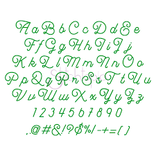 Machine fonts, alphabets and applique embroidery designs, instant downloads! Script Embroidery Font Bundle 5 10 Fonts Stitchtopia