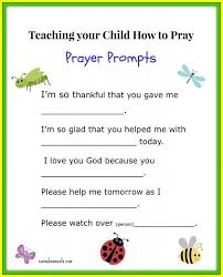 Teaching Your Child To Pray Prayers To Pray With Your Kids These Prayer Prompts Help As We Teach Ou Bible For Kids Prayers For Children Bible Study For Kids