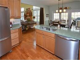 green quartz countertops in new house